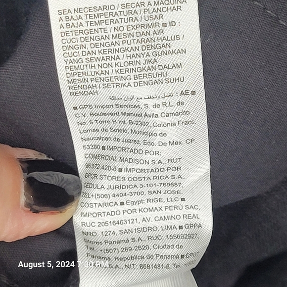 OLD NAVY, Black, wide-leg, high-waisted, linen blend trousers. Sz  3X. NWT - Picture 6 of 10